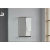Denko Akyazı 55 Cm Antrasit Gri Gvd. Banyo Dolabı (Üst Modül)