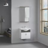 Denko Akyazı 55 cm Mdf Antrasit Gri Banyo Dolabı Takımı