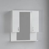 Denko Akyazi 80 cm Mdf Beyaz Banyo Dolabi Ust Modulu