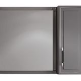 Denko Albatros 100 cm Mdf Gri Banyo Dolabı