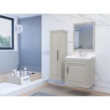Denko Albatros 65 cm Beyoğlu Gri Banyo Dolabı