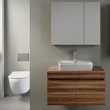 Denko Banyo Etna 80 Cm Banyo Dolabi Takimi Hazar Ceviz