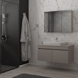 Denko Banyo Etna 80 Cm Banyo Dolabi Takimi Kül Gri