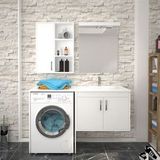 Denko Banyo Omega Beyaz 140 cm Banyo Dolabı