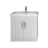 Denko Banyo Turkuaz Frame Etajerli Lavabo 60*45 Cm Ve Lotus 60 Banyo Dolabı Beyaz
