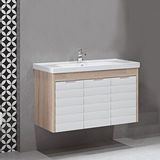 Denko Banyo Turkuaz Frame Etajerli Lavabo 90*45 Cm-denko Mostar 90 Alt Modül Beyaz