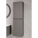 Denko Belgrad 40 Cm (Çimento Gri) Banyo Çamaşır Boy Dolabı