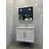 Denko Beyaz Royal 80 cm Banyo Dolabı Takımı