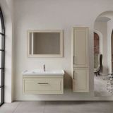 Denko Era 100 Cm (Bej) Banyo Dolabı Takımı Ve Boy Dolabı