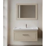 Denko Era 100 Cm (Bej) Banyo Dolabı Takımı