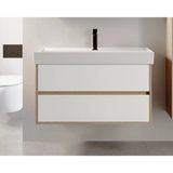 Denko Forever 100 Cm (Beyaz) Banyo Dolabı (Alt Modül Lavabo)