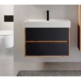 Denko Forever 80 Cm (Antrasit) Banyo Dolabı (Alt Modül Lavabo)