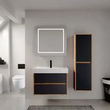 Denko Forever 80 Cm (Antrasit) Banyo Dolabı Takımı Ve Boy Dolabı