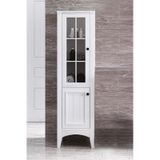 Denko Helena 35 cm Beyaz Banyo Boy Dolabı