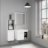 Denko Latte 65 cm Beyaz Banyo Dolabı