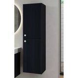 Denko Marsilya 40 Cm (Mat Lacivert) Banyo Çamaşır Boy Dolabı