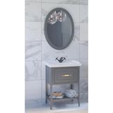 Denko Öykü 65 Cm (Antrasit) Banyo Dolabı Takımı