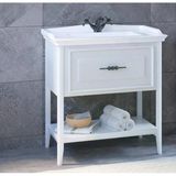 Denko Öykü 80 Cm (Beyaz) Banyo Dolabı (Alt Modül Lavabo)