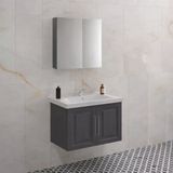 Denko Royal 80 Cm Antrasit Banyo Dolabı Takımı
