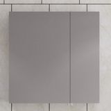 Denko Royal 90Cm Mdf Antrasit Gri Banyo Dolabı Aynalı Üst Modül