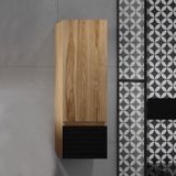 Denko Taylan 30 cm Mdf Siyah Banyo Boy Dolabı