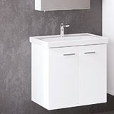 Denko Terra 60 cm Mdf Beyaz Banyo Dolabı Takımı
