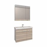 Denko Terra Beyaz Alize 80 cm Banyo Dolabı