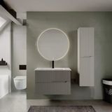 Denko Tiran 100 Cm (Beyoğlu Gri) Banyo Dolabı (Alt Modül Lavabo)