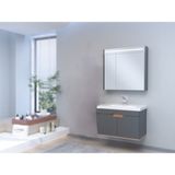 Denko Troy 80 cm Antrasıt Gri Hazar Banyo Dolabı