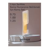 Denner 3 Adet (0.75, 1.00 ve 1.25) 3 Farklı Sertlikte. Numara Belirlemek İçin Sol Klarnet Kamışı
