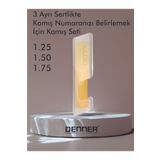 Denner 3 Adet (1.25, 1.50 ve 1.75) 3 Farklı Sertlikte. Numara Belirlemek İçin Sol Klarnet Kamışı