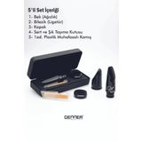 Denner Elegant Sol Klarnet Beki 5'li SET (2.05 SET) Sol Klarnet Beki/Ağızlığı, Bilezik, Kapak, Kutu, 1Kamış