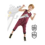 Denokids Bordo Komik Timsah Pamuklu Erkek Çocuk Tulum