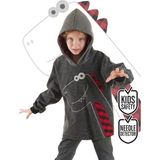 Denokids Dino Erkek Çocuk Kapüşonlu Sweatshirt - Antrasit - 4 Yaş
