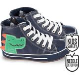 Denokids Dino Tırtırlı Erkek Çocuk Sneakers Spor Ayakkabı - Lacivert