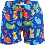 Denokids Dinozor Erkek Çocuk Lacivert Deniz Şortu Mayo - 6 - 7 Yaş