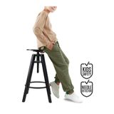Denokids Erkek Çocuk Dikişli Haki Gabardin Pantolon