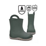 Denokids Erkek Çocuk Haki Renk Su Geçirmez Yağmur Botu (24-33 N)