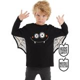 Denokids Halloween Cadılar Bayramı Erkek Çocuk Kostüm Siyah T-Shirt - 4 - 5 Yaş - Çok Renkli