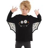 Denokids Halloween Cadılar Bayramı Erkek Çocuk Kostüm Siyah T-Shirt - 6 Yaş - Çok Renkli