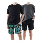 Denokids Hawai Erkek Çocuk 2'li Paket Şort