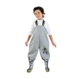 Denokids İnşaat Aracı Erkek Çocuk Su Geçirmez Yağmur Tulumu