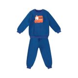Denokids İtfaiye Erkek Bebek Lacivert Eşofman Takım