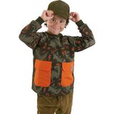 Denokids Kaykay Dino Kahverengi Erkek Çocuk Sweatshirt Kapüşonsuz Cepli Kalın Kumaş - 3 Yaş