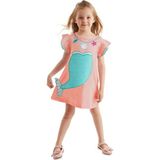 Denokids Kız Çocuk Elbise Pembe Denizkızı Silüeti ile Eğlenceli ve Şık Tasarım - 6 Yaş