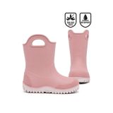 Denokids Kız Çocuk Pembe Renk Su Geçirmez Yağmur Botu (24-33 N)