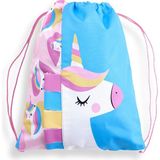 Denokids Kız Çocuk Plaj Çantası Su Geçirmez Sırt Çantası Unicorn - Pembe