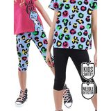 Denokids Kız Çocuk Siyah Leopar 2'li Tayt - 3 Yaş