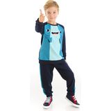 Denokids Köpekbalığı Lacivert Erkek Çocuk Eşofman Takım - 2 Yaş - Lacivert - Mavi