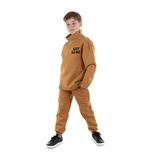 Denokids Stay Cool Oversize Erkek Çocuk Hardal Eşofman Takım